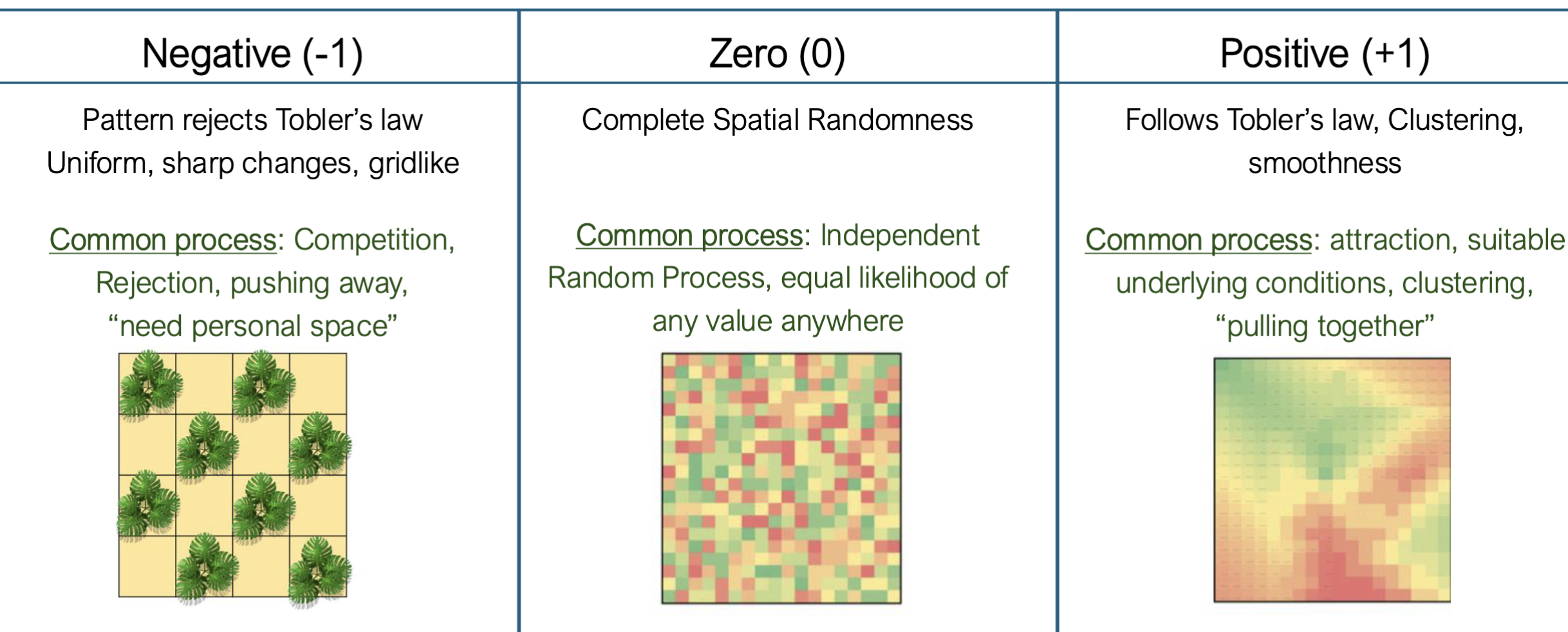 Autocorrelation types